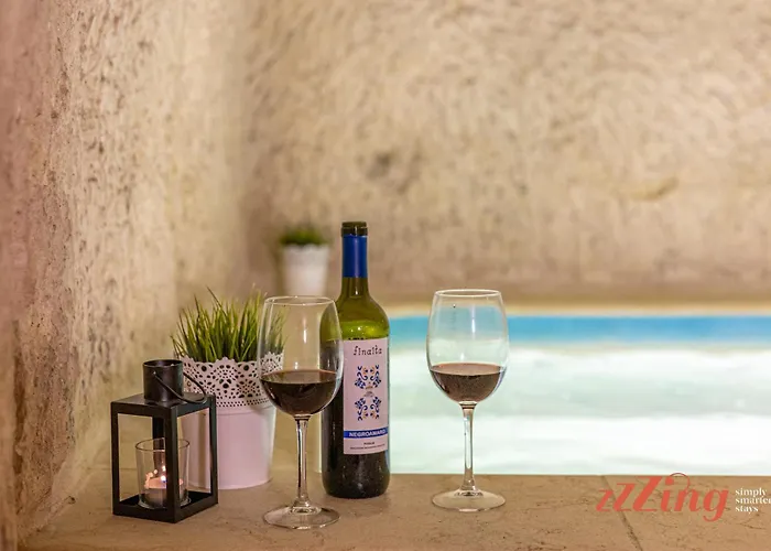 A Traditional Maltese With Indoor Cave Pool