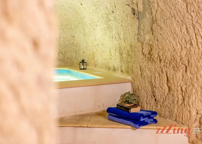 A Traditional Maltese With Indoor Cave Pool